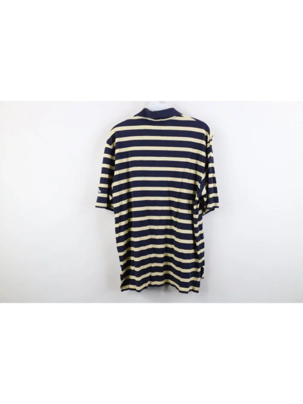 Vintage Polo Golf Ralph Lauren Mens Medium Faded Striped Color Block Polo Shirt
